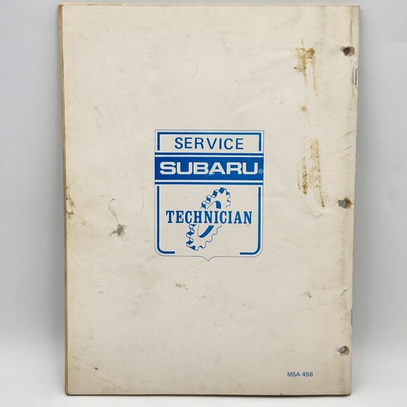 1982 Subaru Service Training Product Update Manual Vintage - Picture 2 of 2